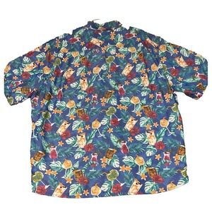 Tommy‎ Bahama Mojito Bay Silk Hawaiian Resort Shirt Short Sleeve Button Up 2XL